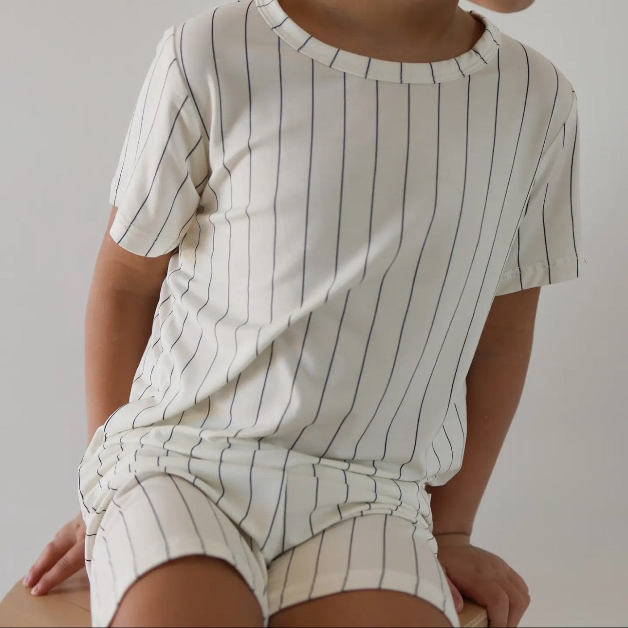 Hudson Pinstripe Bamboo Set