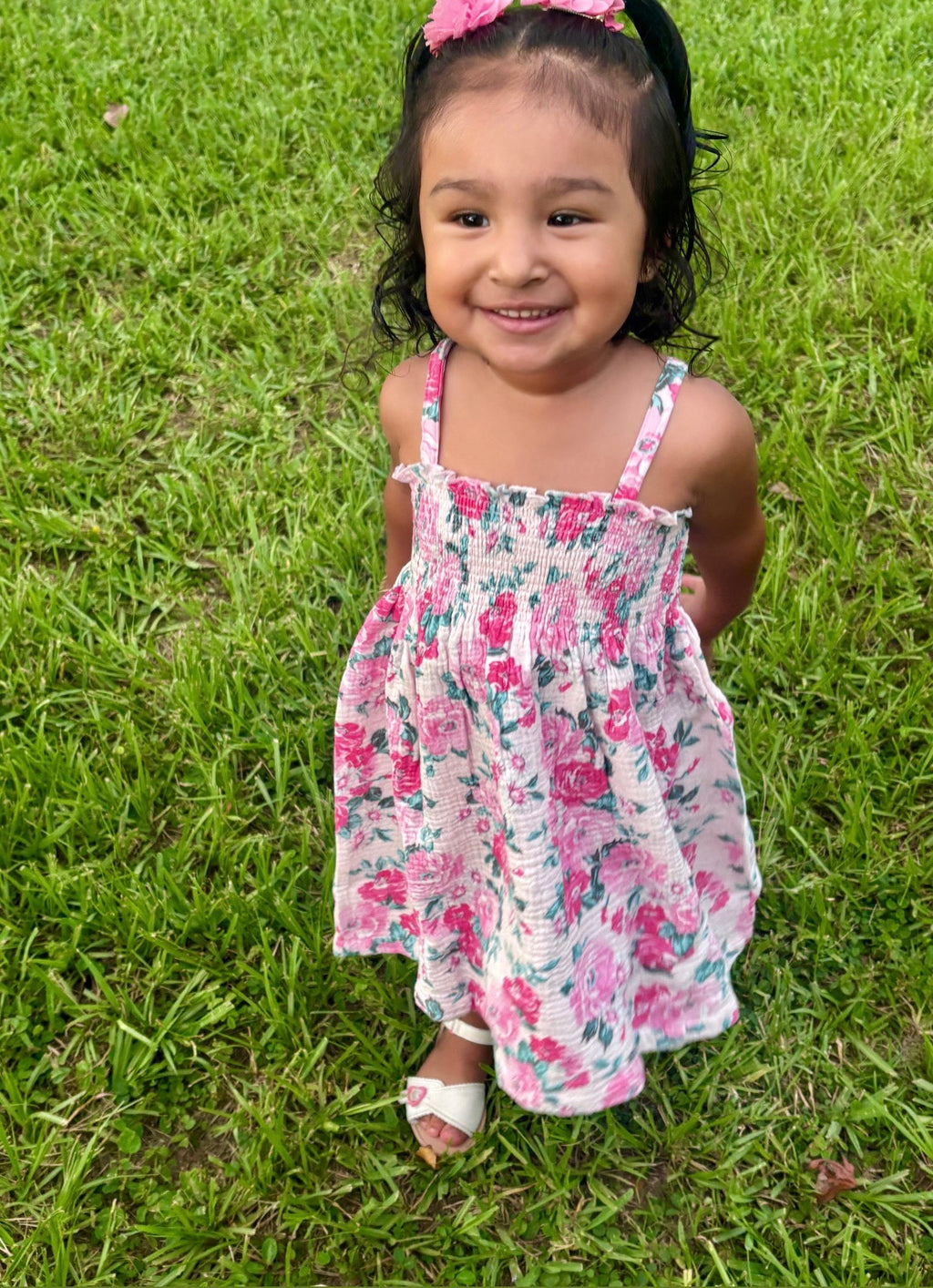Rosalie Smocked Floral Dress