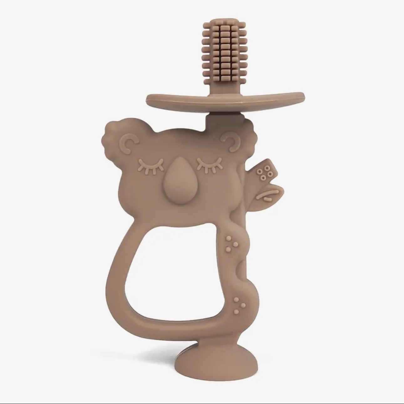 Koala Silicone Training Toothbrush | Taupe