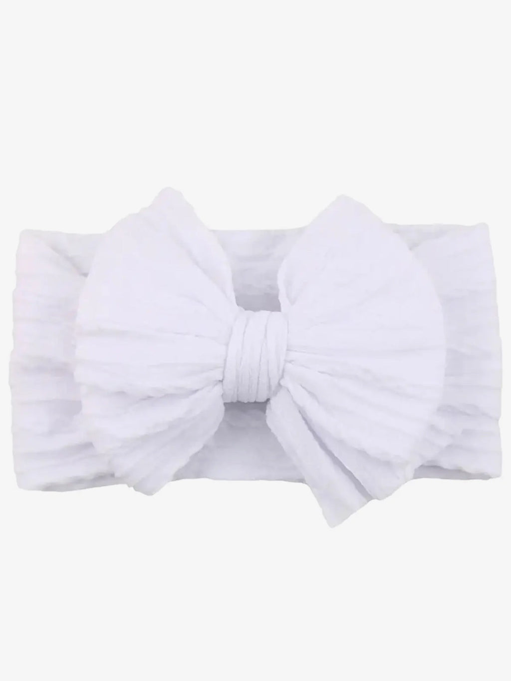 Cable Knit Bow Nylon Headband