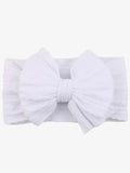 Cable Knit Bow Nylon Headband