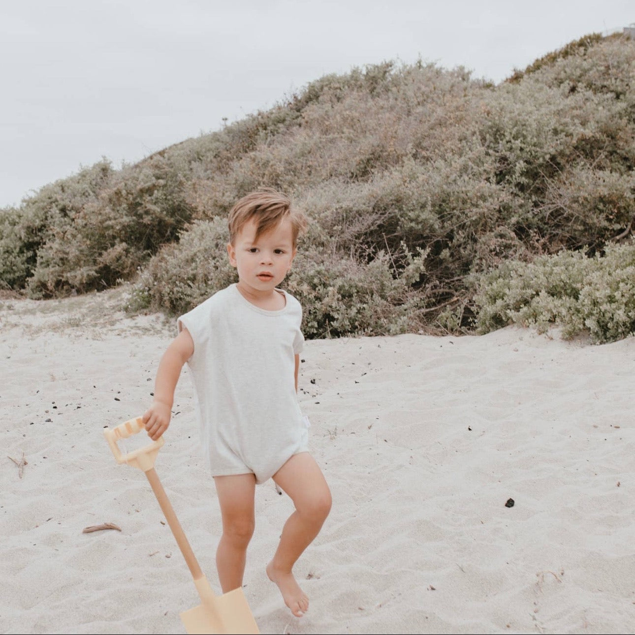 The Everyday Heirloom Romper - Soft Stone (Unisex)