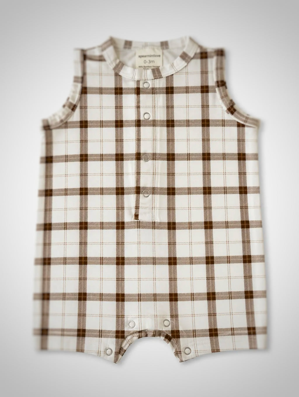 The Rowan Plaid Romper