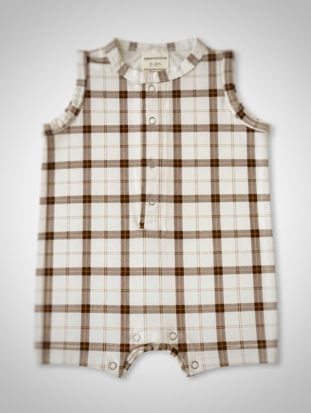 The Rowan Plaid Romper